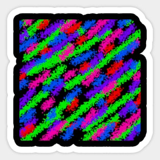 graffiti, stripes, pattern, colourful T-Shirt Sticker